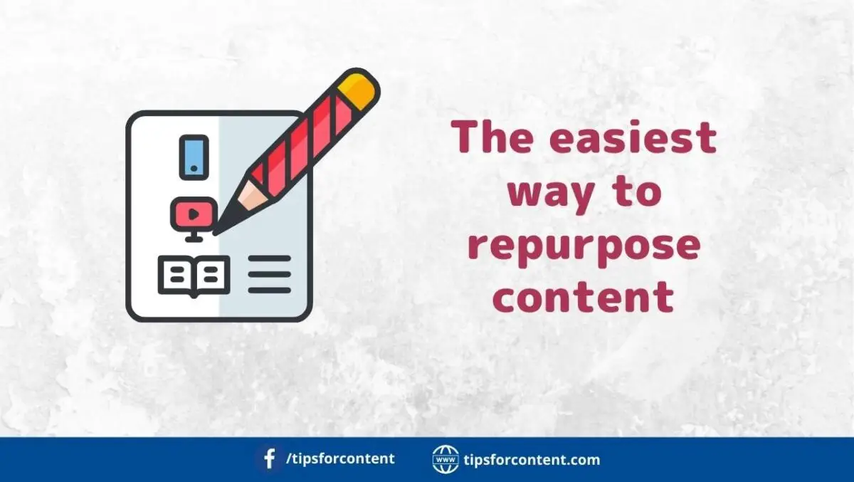 The easiest way to repurpose content