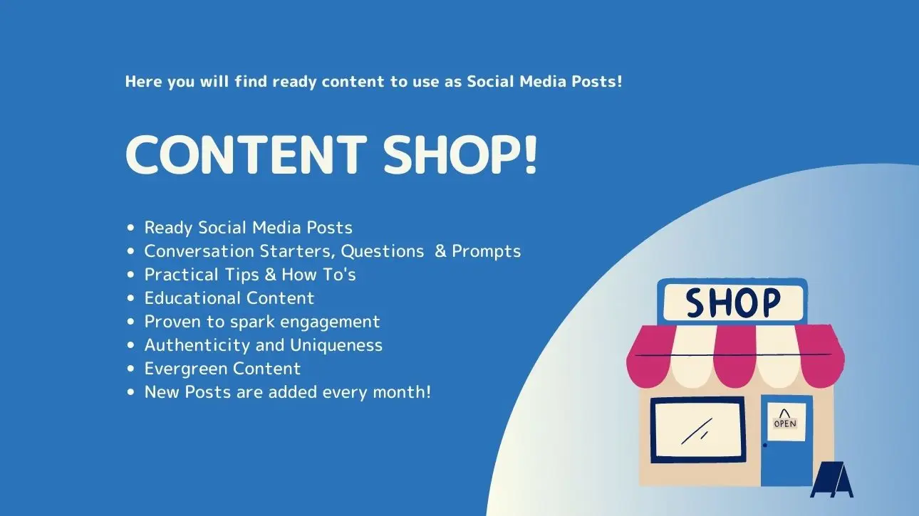 content creation shop for social media marketing ChatGPT prompts